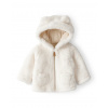 CARTERS CARTER'S Bunda Sherpa na zips ivory uni NB/veľ.56