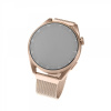Remienok z nehrdzavejúcej ocele FIXED Mesh Strap s rýchloupínaním 20 mm pre smart hodinky, rosegold