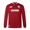 Canterbury British and Irish Lions 2025 Long Sleeve Classic Shirt Adults Red Dahlia M