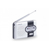 Orava T-103 přenosné kapesní rádio AM/FM, výstup na sluchátka, teleskopická anténa, stříbrná T-103