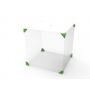 3DFOX FOX BOX pre 3D tlačiareň bielo/zelený - Základné