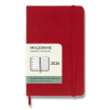 Moleskine Diár 2026 - tvrdé dosky A6, týždenný, červený