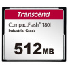 Transcend 512MB INDUSTRIAL TEMP CF180I CF CARD, (MLC) paměťová karta (SLC mode), 85MB/s R, 70MB/s W TS512MCF180I