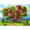 ENJOY Puzzle Domčeky na strome 1000 dielikov