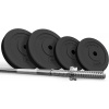 PHYSIONIC vzpieračský set so závažím, 120 cm, 20 kg