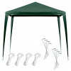 Stan záhradný párty pavilón komerčný altánok zelený 2,5 x 2,5 m
