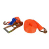 GEKO G02358 Pás upínací ráčnový s háky, 8m x 50mm, 5t