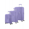 American Tourister Soundbox Sada 3 kufrov, 55/67/77cm Fialová Lavender rozšíriteľný