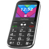 Halo C Senior tlačidlovy čierny myPhone