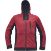 CERVA HUYER SOFTSHELL / Softshellová bunda s kapucňou - červená L