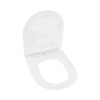 WC kombi set Sapho PACO WC sedátko, SLIM, Soft Close otvorený splachovací kruh PCS1012