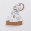 Dojčenská bavlnená čiapočka-šatka Nicol Miki 68-74 (6-9m) Podľa obrázku