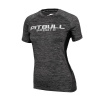 PitBull West Coast - dámský Rashguard PERFORMANCE tmavě šedý melír XS