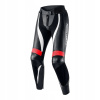 Kožené nohavice Rebelhorn Rebel Lady Čierna/Fluo Červená/Biela D32