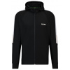 Pánske mikiny BOSS x Matteo Berrettini Regular-Fit Zip-Up Sicon MB 2 - Čierny (L)
