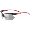 UVEX SPORTSTYLE 802 VARIO Black/red/white smoke (2301) variomatické sportovní brýle