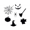 Artemiss Halloween plastová šablóna 2 Veľkosť: E 29 cm x 29 cm
