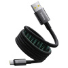 Magnetický nabíjecí kabel Baseus Tungsten USB/USB-C 1m 100W černý P10319805111-02