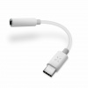 FIXED Redukcia pre pripojenie slúchadiel z USB-C na 3,5 mm jack s DAC chipom biela FIXl-CJD-WH