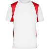DAIBER JN 306 / Pánske bežecké tričko - white/red XL