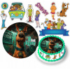 DIGITÁLNA TLAČ Opłatek na tort SCOOBY-DOO FRED POSTAVY + TEXT ZADARMO 2