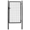 Brána Strend Pro METALTEC ECO, 1000/1200/50x50 mm, hranatý rám, antracit, jednokrídlová, záhradná, Z
