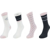 Calvin Klein WOMENS 4PK MULTI LOGO DRESS CREW GIFTBOX EVE mix Dámske ponožky UNI