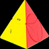 Rubikova kocka - Pyramída - Mincová (Coin Tetrahedron) bez nálepiek