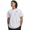 Pánske tričko Under Armour UA LOGO EMB HEAVYWEIGHT SS biela|XL