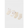 Ponožky pre bábätká Mayoral Newborn 4-pak 9054.2D.Newborn.PPY2 béžová 17/19