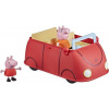 Hasbro Prasátko Peppa Rodinné červené auto se zvuky