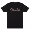 Fender Spaghetti Logo Wavy Checker Tee Pink L