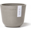 Ecopots Mini kvetináč Oslo (taupe/tmavošedo-hnedý) - Ø 11,5 cm, výška 10 cm