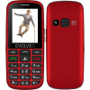 EVOLVEO EasyPhone EG, mobilný telefón pre seniorov s nabíjacím stojanom, červený
