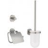 GROHE Essentials 40407DC1 Súprava doplnkov do kúpeľne 3 v 1, supersteel 40407DC1