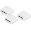 Ubiquiti UniFi Switch Flex - 5x GbE, 1x PoE ++ In, 4x PoE Out, vonkajšie - sada 3ks