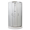 ARTTEC BRILIANT 80 x 80 cm - Sprchový box model 1 činčila sklo PAN04573
