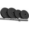 PHYSIONIC vzpieračský set so závažím, 120 cm, 20 kg