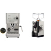 Profitec GO, brushed stainless steel + Eureka Mignon Perfetto, NX black