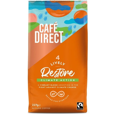 Cafédirect Lively mletá káva s tónmi karamelu 227 g