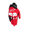 rukavice SP X 1, ALPINESTARS (červená/černá/bílá, vel. S)