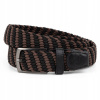 Opasok - Olivier Brown Belt, čierny - mužský produkt (Nohavice na nohavice Model 142 Black 120)