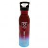West Ham United fľaša na pitie UV Metallic Drinks Bottle