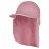 Detský UV klobúk so šiltom s plachtičkou z bio mušelínu UV 50+ farba rosa 749 STERNTALER Veľkosť: 55cm
