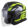 přilba Jet Tech 2.0 RoTo, CASSIDA (černá matná/žlutá fluo/bílá) 2026 XS (53 až 54 cm)