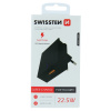 Napájací adaptér Swissten pre huawei super charge 22,5 W čierny