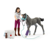 Schleich 42752 Péče o koně s trakénským hříbětem, hrací sada