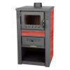 Kachle Nova Ceramic, 7,5 kW, 120 mm, červená