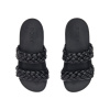 Roxy Slippy Braided, 7UK, Čierna, ZĽAVA