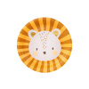 Party Papierové taniere Lev 6 ks, 18 cm